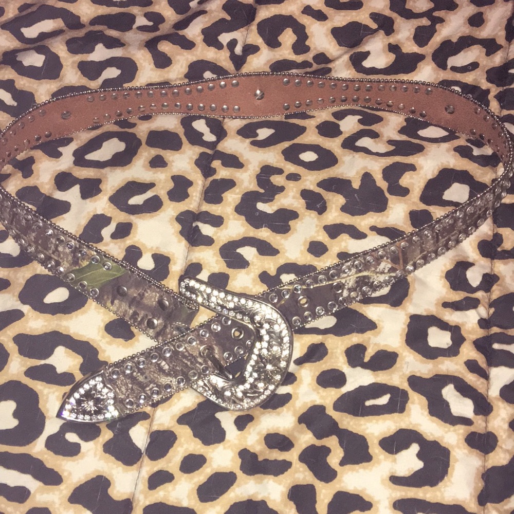 Rhinestone belt